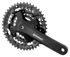 Шатун L175мм 22-32-44Т с Pl защитой PROWHEEL MPE-401 под квадрат (черн.)
