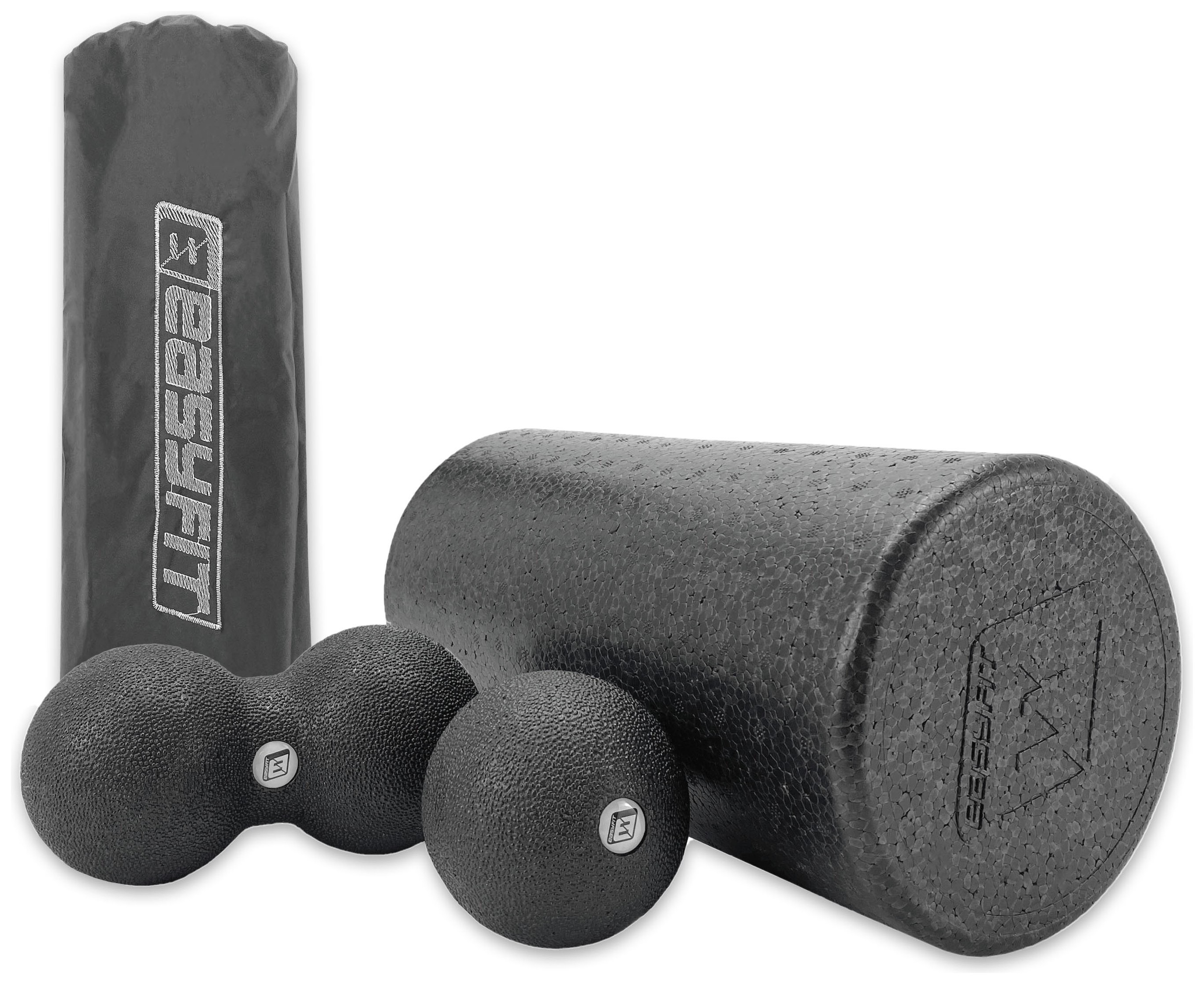 Набір для масажу EasyFit MioSet-L (2 м'ячика+ролик), EFIT_EF-2005-L