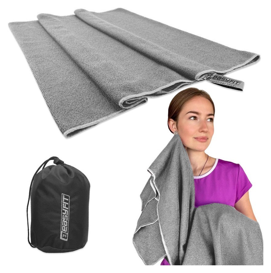 Рушник із мікрофібри 140х60 см EasyFit SilverWing в сумочці, EFIT_EF-8502-3