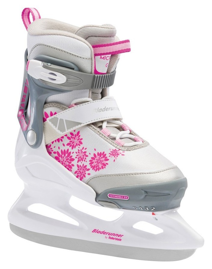 Ледовые коньки детские раздвижные Bladerunner MICRO ICE G 32-37 (2.0US) White/pink (0G122900), RCH_12336