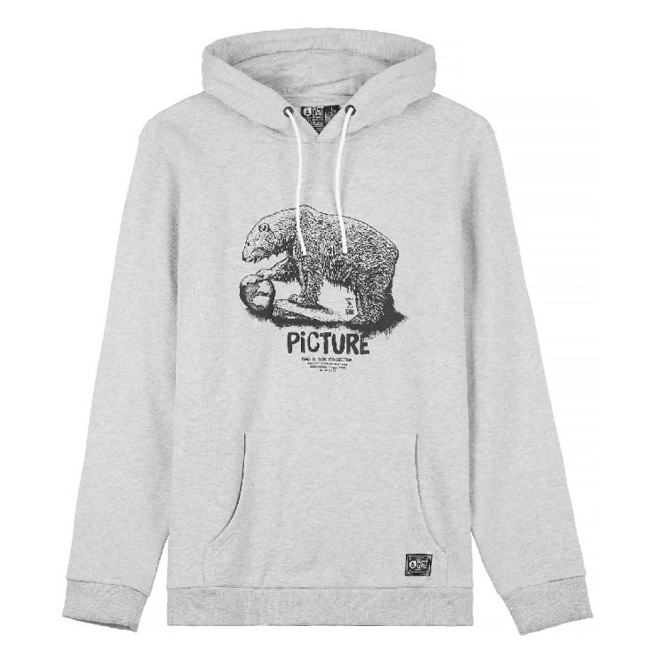 Толстовка жіноча Picture Organic Bear DS Hoody grey melange, MSW332A-L