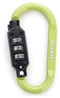 Munkees 35932 карабин Combi Lock Carabiner D-Shape green