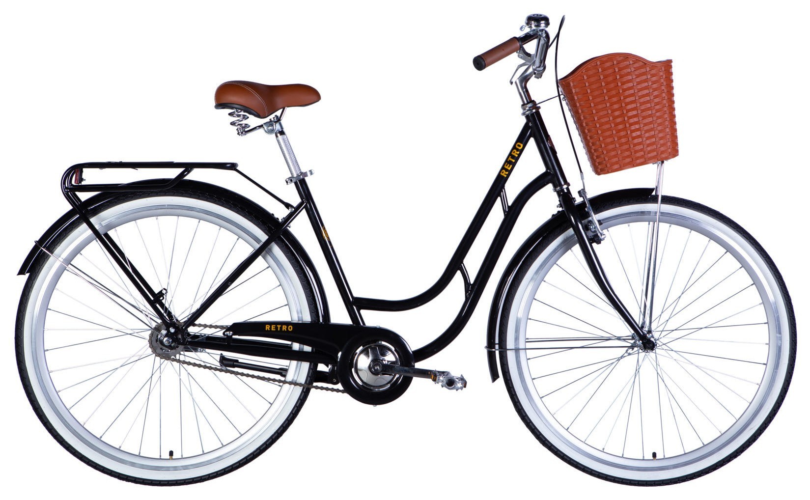 Велосипед ST 28" Dorozhnik RETRO Velosteel рама-19" черный 2026, OPS-D-28-549