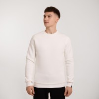 Світшот чоловічий однотонний молочний Pobedov 007 ЗИМА