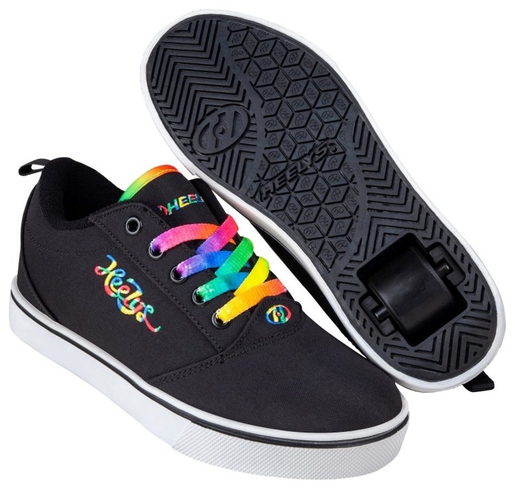 Роликовые кроссовки Heelys Pro 20 (AHE100771) Black/Rainbow Cursive, HLY-G1W-4401
