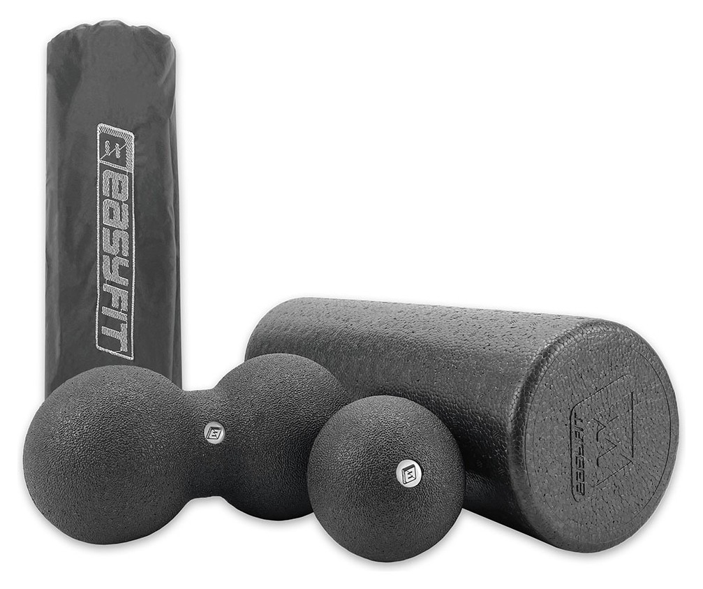 Набір для масажу EasyFit MioSet-XL (2 м'ячика+ролик), EFIT_2005-XL