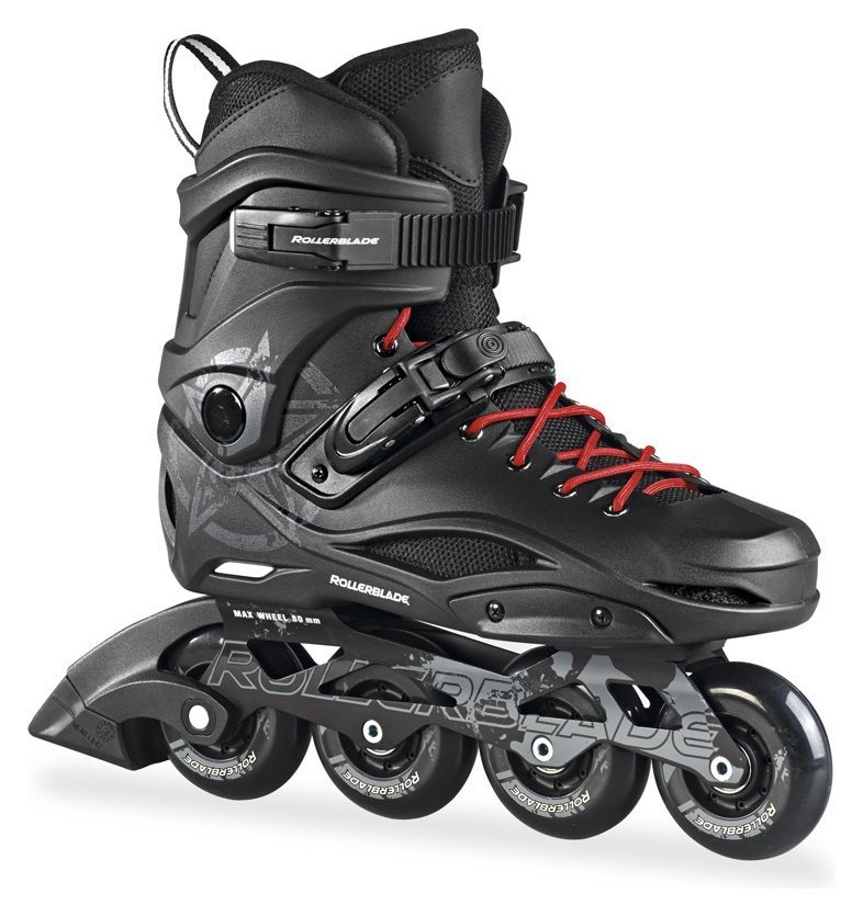 Роликові коньки для дорослих Rollerblade RB 80 42 (9US) 270мм Black/white (07506000 787) O, RCH_18657