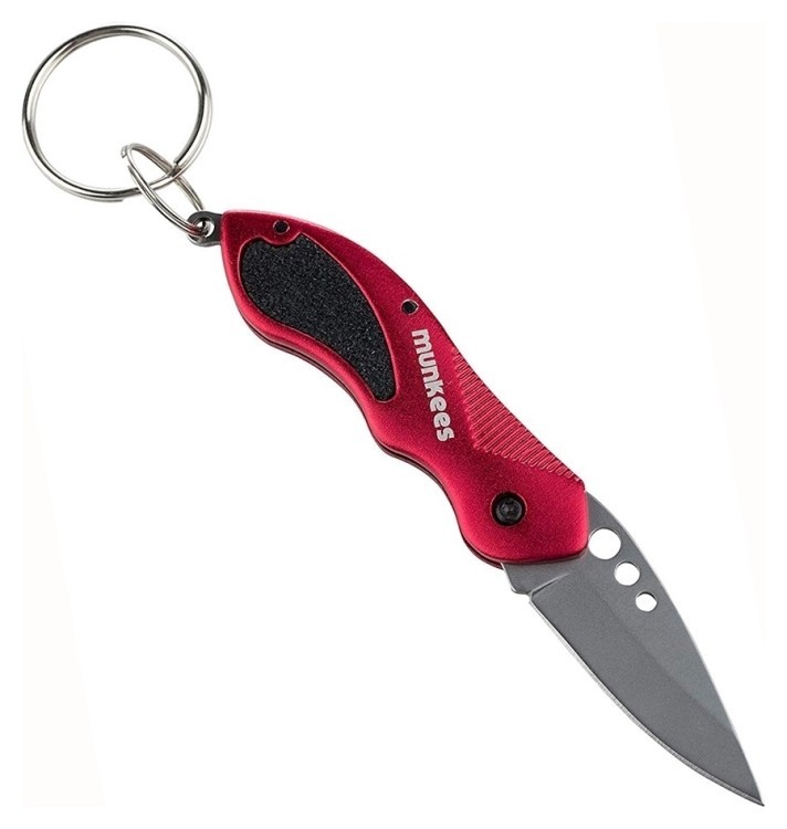 Munkees 2522 брелок-ніж Folding Knife II red, 2522-RD1