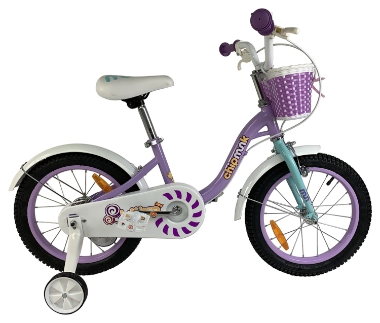 Велосипед дитячий RoyalBaby Chipmunk MM Girls 18", OFFICIAL UA, фіолетовий, CM18-2-purple