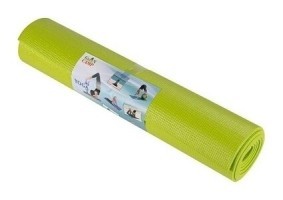 Йога мат GreenCamp 6мм (61*173) PVC, салатовый