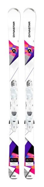 Ліжі гірські (комплект) Dynastar ACTIVE 8 ECO+XPRESS W 10 148см White/multocolor (DAEVL01+FCED048), RCH_20656