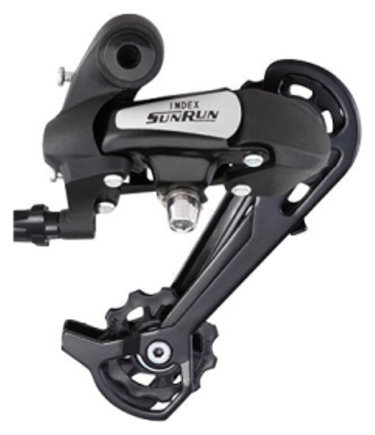 Перемикач задн. 7-9 max-32T під болт SUNRUN RD-HG-26A чорний довга лапка, DERB-142