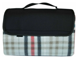 Килимок для пікніка флісовий 150х135см, Сірий