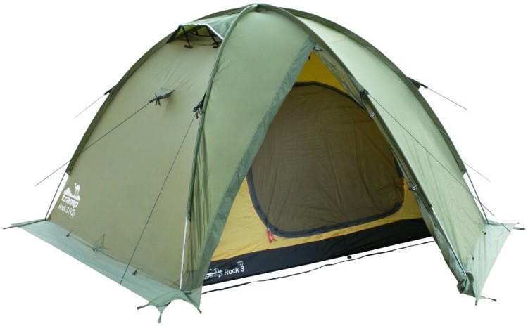 Палатка Tramp Rock 3 (v2) green UTRT-028, UTRT-028-green