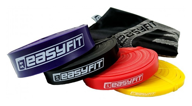 Гумові петлі EasyFit: набір 1-45 кг (4 шт), EFIT_EF-1454s