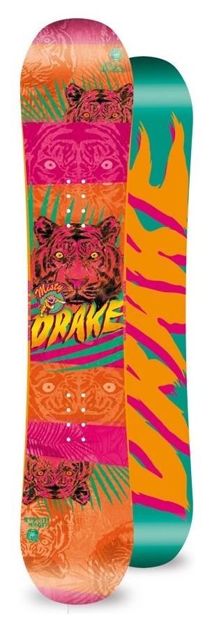 Сноуборд Drake MISTY 146 Orange/pink/turquoise (76241013), RCH_20265