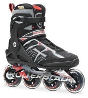 Роликовые коньки для взрослых Rollerblade MACROBLADE 84 ALU M 40.5 (8US) 260мм Black/red (07356000 741) V