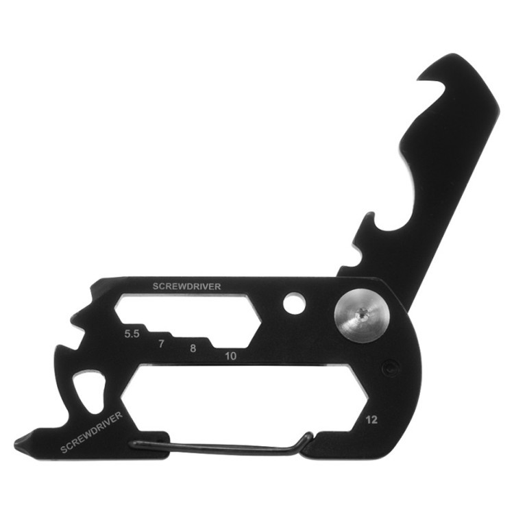 Munkees 2534 брелок-мультиинструмент 13-function Card Tool black, 2534-BK