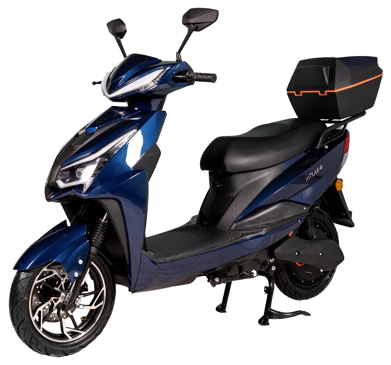 Электроскутер ATLAS Spider 2 Box 2000W Lithium Cyan Blue, TOK_4029