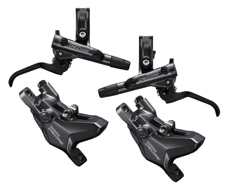 Тормоза диск. гидравл. SHIMANO DEORE BR-M6100 пер.850/зад.1450мм комплект без роторов, DISC-078