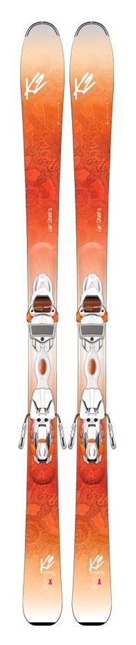 Ліжі гірські (комплект) K2 LUV STRUCK 80+ER3 10 TP TCX 156см Orange/white (10A0401.141.1+10A1006.141.1), RCH_22180