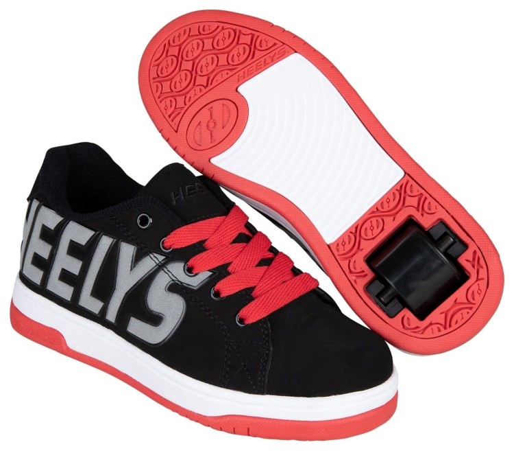 Роликові кросівки Heelys Split (HE101382) Black/Red, HLY-B1W-6885