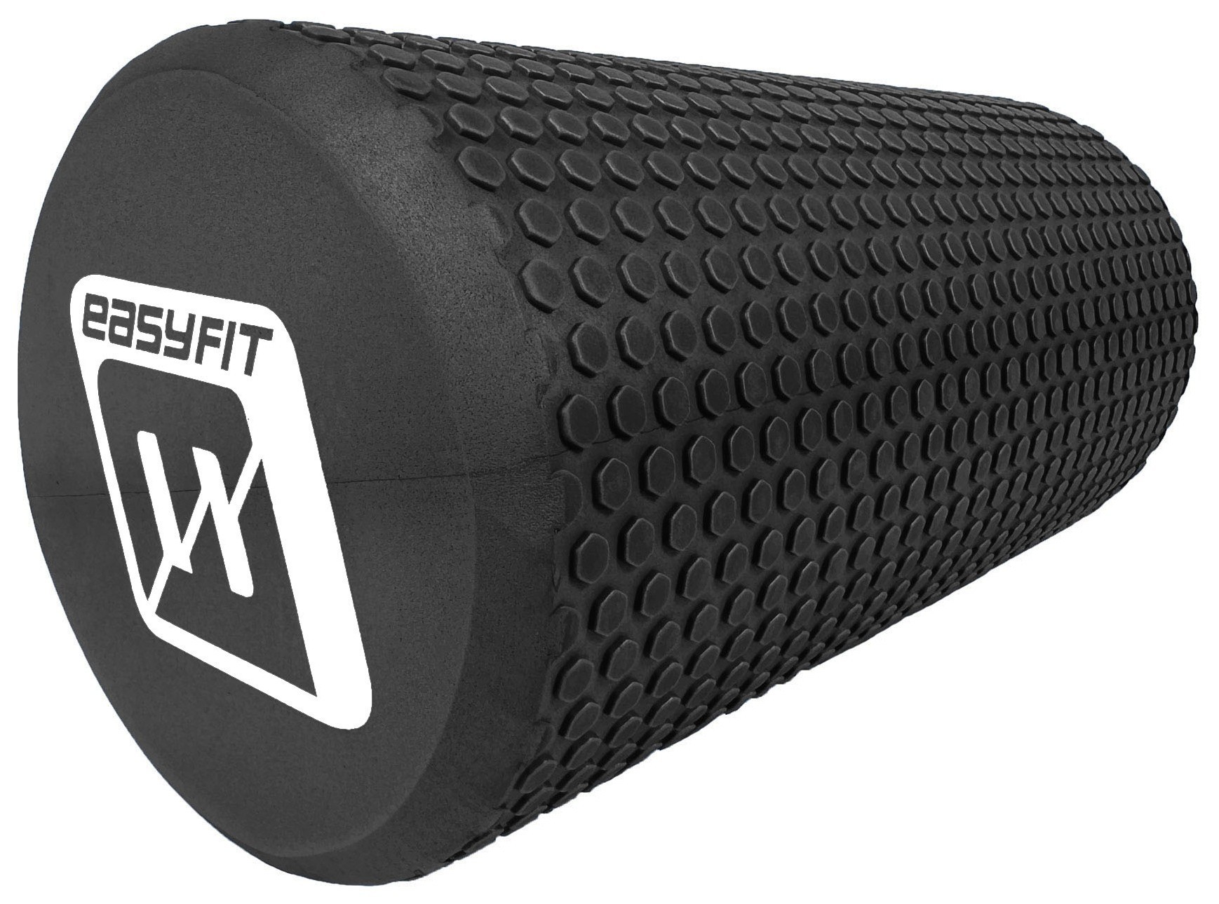 Массажный ролик EasyFit Foam Roller 30 см Черный, EFIT_EF-2024-BK