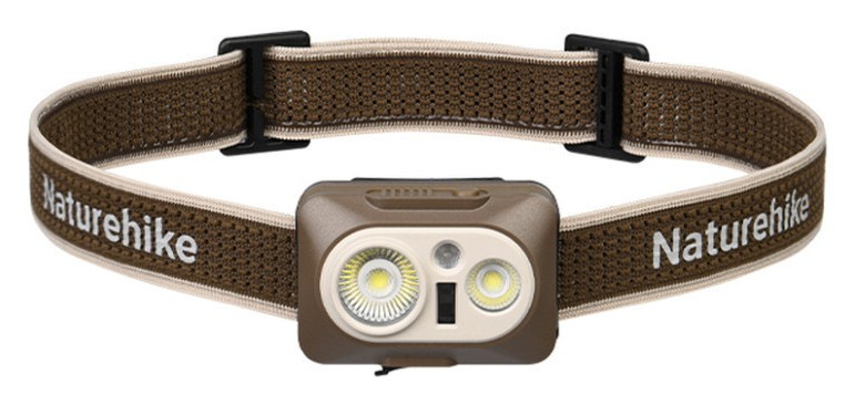 Ліхтар налобний Naturehike CNK2450ZM010, коричневий, FNR_6976507665452