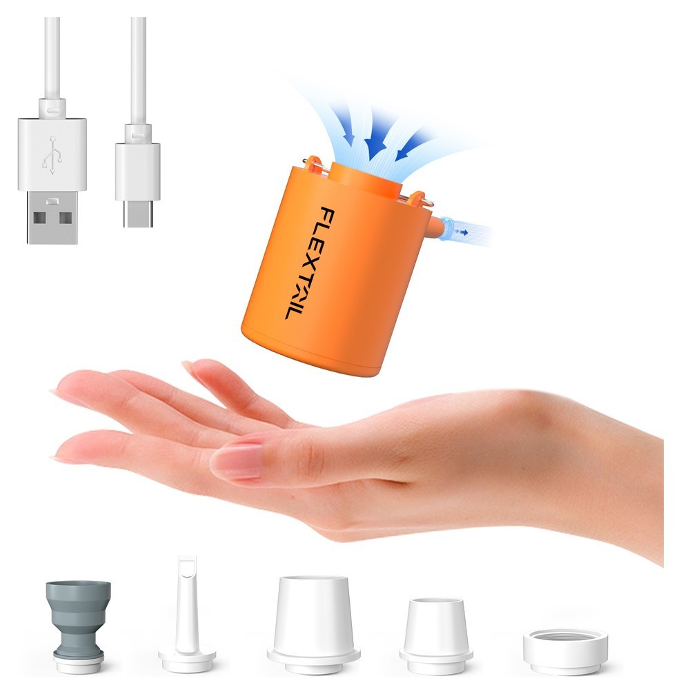 Насос кемпінговий Flextail Tiny Pump, помаранчевий, FNR_6975755961378