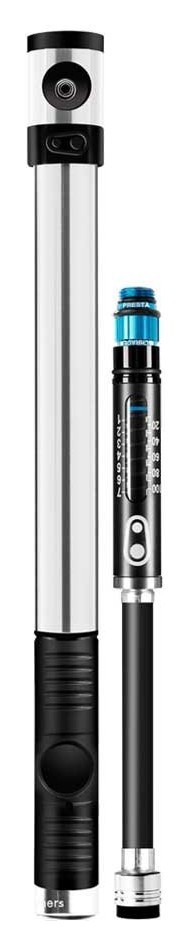 Насос для велосипеда Crankbrothers KLIC HP GAUGE Silver (16114), RCH_19051