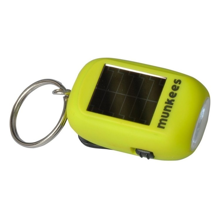 Munkees 1101 брелок-фонарик Mini Solar-Dynamo Flashlight green, 1101-GR