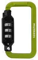 Munkees 35942 карабин Combi Lock Carabiner Square green