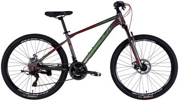 Велосипед AL 26" Formula MOTION DD FR рама-16" сіро-червоний 2025