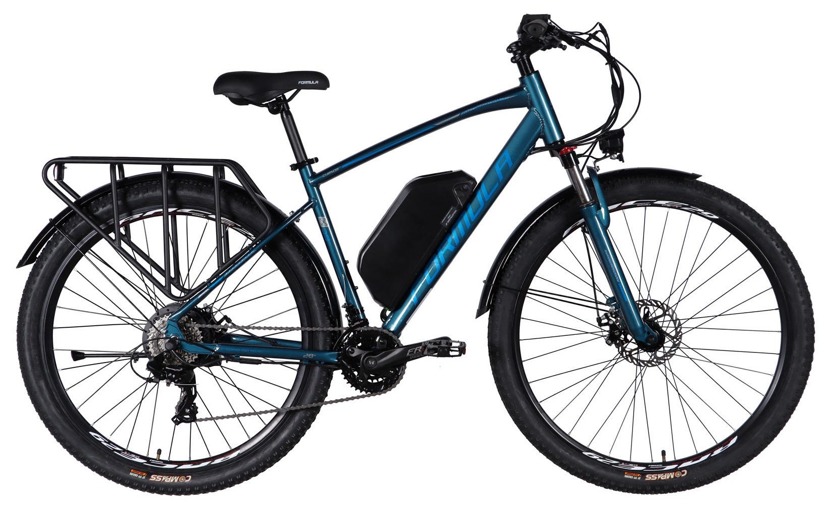 Велосипед с электроприводом 29" AL Formula eCURSOR MAN DD CS рама-19" 48B 17.5А*ч 500Вт темно-синий 2026, ELB-FR-29-243