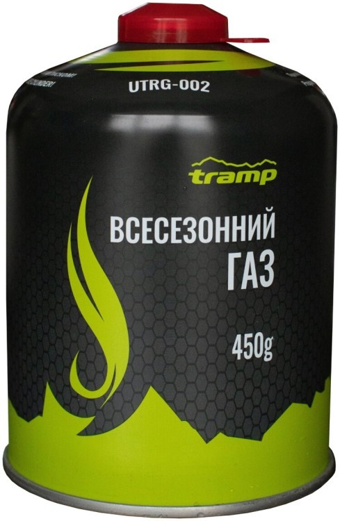 Картридж газовый Tramp резьбовой 450гр UTRG-002, UTRG-002