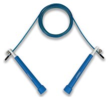 Швидкісна скакалка EasyFit Speed Cable Rope 3 м для схуднення, синя