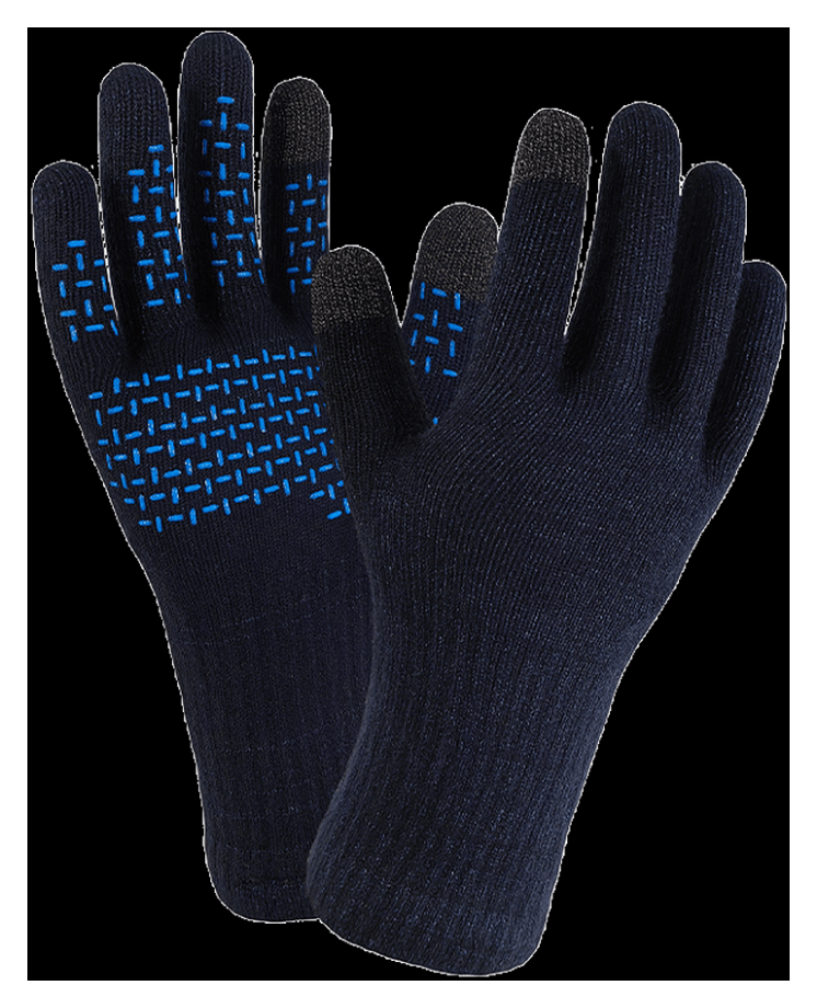 Рукавички водонепроникні Dexshell ThermFit 3.0 Gloves, темно-блакитні, розмір XL, FNR_DG12402HTB-XL
