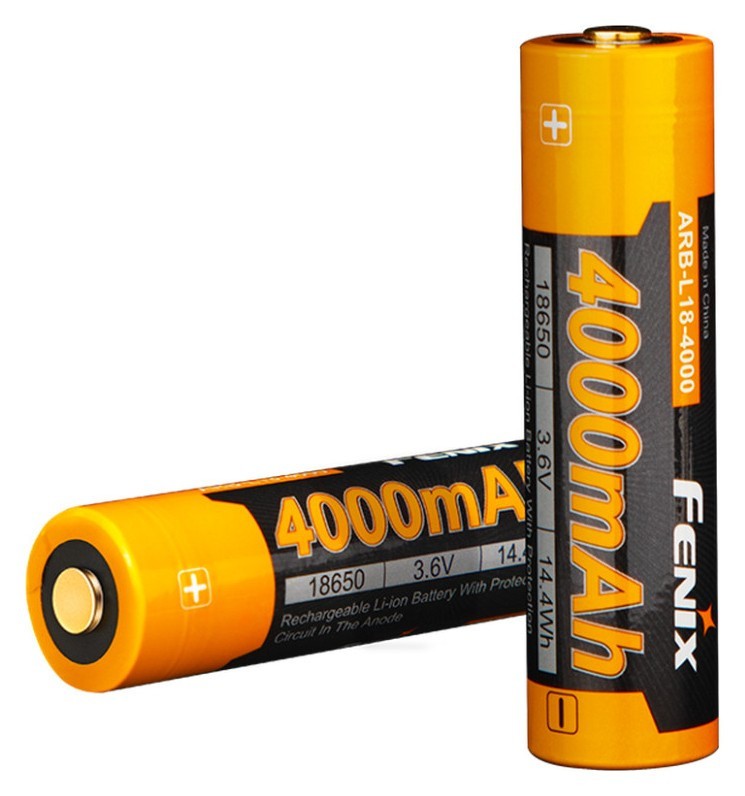Акумулятор 18650 Fenix (4000 mAh), FNR_ARB-L18-4000