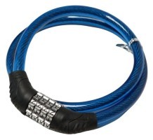 Замок тросовий кодовий VLT PJ-098 800мм *12мм синій AM (брендоване пакування)