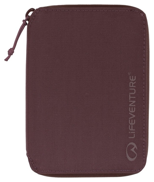 Lifeventure кошелек Recycled RFID Mini Travel Wallet plum, 68767