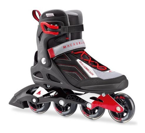 Роликовые коньки для взрослых Rollerblade MACROBLADE 80 M 44 (10.5US) 285мм Black/red (07735000 741), RCH_11160