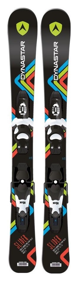 Ліжі гірські для підлітків (комплект) Dynastar SLIDER BABY+TEAM 4 68см Black/multicolor (DAEWV03+FCEA061), RCH_20642