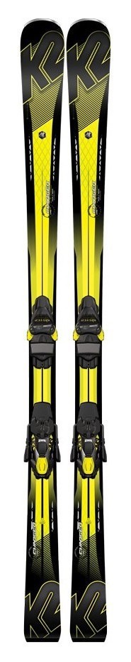 Ліжі гірські (комплект) K2 CHARGER+M3 11 TCX LIGHT 175см Black/Yellow (10A0007.140.1+10A1004.140.1), RCH_22173