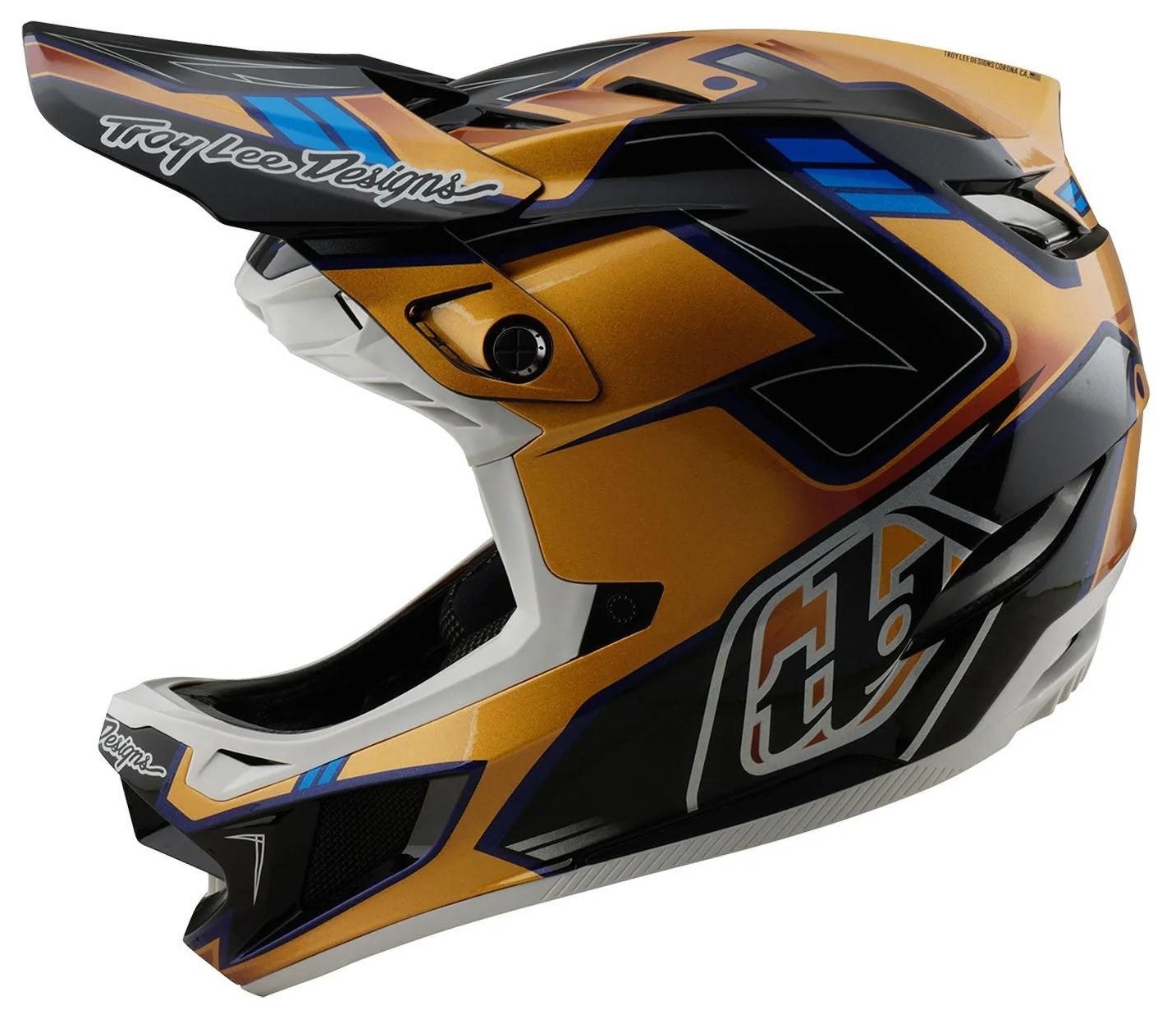 Велосипедный шлем TLD D4 COMPOSITE HELMET; ROYALTY [BLACK/GOLD] XL, OBOD_140507005