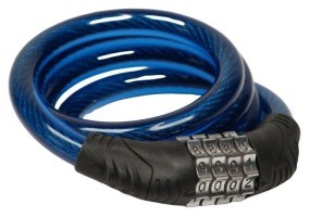 Замок тросовий кодовий VLT PJ-098 1000мм *12мм синій AM (брендоване пакування)