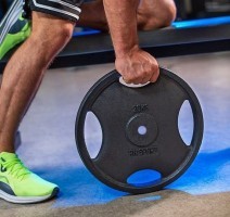 Млинець (диск) RN-Sport 20 кг під гриф Ø25мм для штанги з Quatro хватом