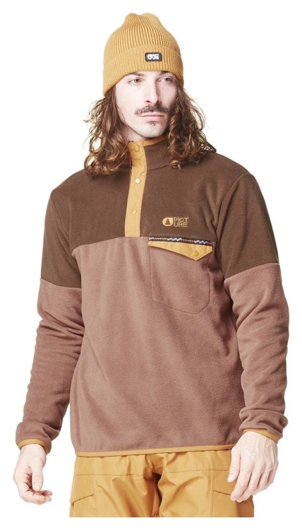 Picture Organic реглан флисовый Arcca cocoa brown-chicory coffee XXL, SMT0136D-XXL