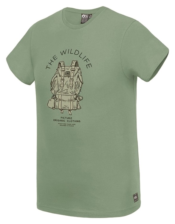 Picture Organic футболка Packer army green L, MTS684B-L