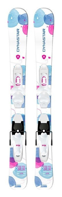 Ліжі гірські для підлітків (комплект) Dynastar SALSA BABY+TEAM 4 68см White/light blue/pink (DAEWV04+FCEA063), RCH_20639