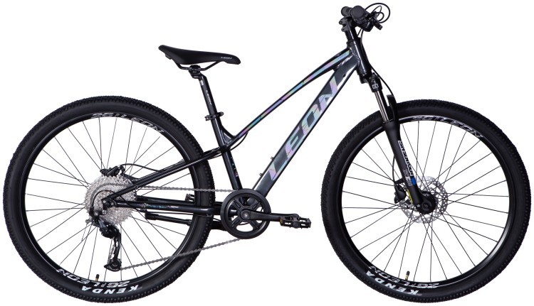 Велосипед AL 26" Leon SUPER JUNIOR ADVENT HDD рама-13" чорний 2025, OPS-LN-26-115